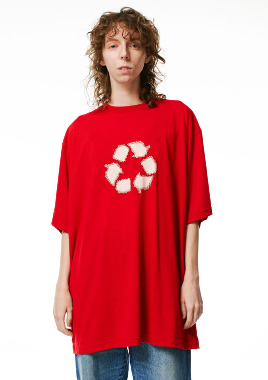 PLASTIC BOTTLE T-SHIRT / RIPPED SYMBOL